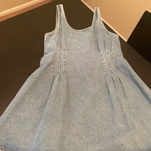 ASOS Denim Dress with Rib Details